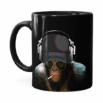 Caneca Deejay Monkey Preta