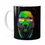 Caneca Deejay Urso Panda Branca