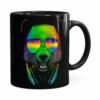 Caneca Deejay Urso Panda Preta