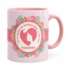Caneca Dia Da Mulher Floral Rosa