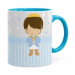 Caneca Dindo Principe Cute Azul Claro