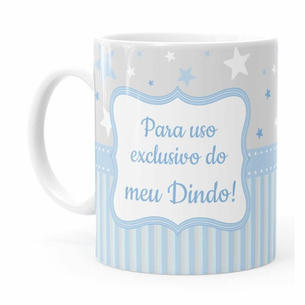 Caneca Dindo Principe Cute Branca