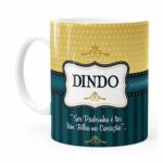 Caneca Dindo Ser Padrinho é Branca