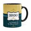 Caneca Dindo Ser Padrinho E Preta