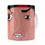 Caneca Do Rambo V01 Porcelana Branca