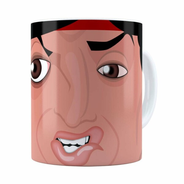 Caneca Do Rambo V01 Porcelana Branca