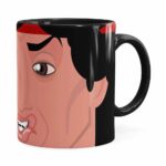 Caneca Do Rambo V01 Porcelana Preta