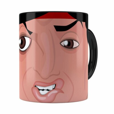 Caneca Do Rambo V01 Porcelana Preta