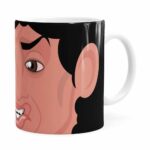 Caneca Do Rambo V02 Porcelana Branca