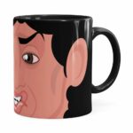 Caneca Do Rambo V02 Porcelana Preta