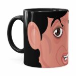 Caneca Do Rambo V02 Porcelana Preta