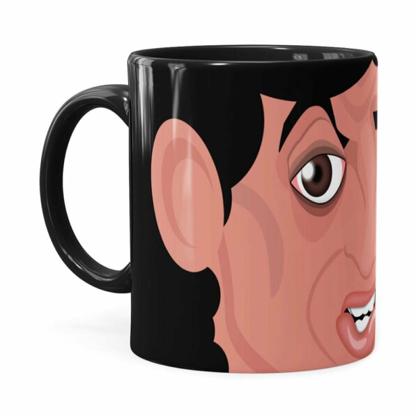 Caneca Do Rambo V02 Porcelana Preta