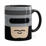 Caneca Do Robocop Preta