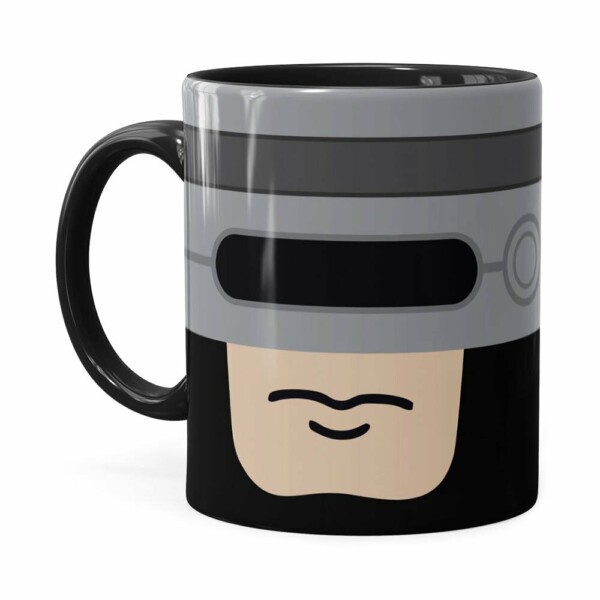 Caneca Do Robocop Preta