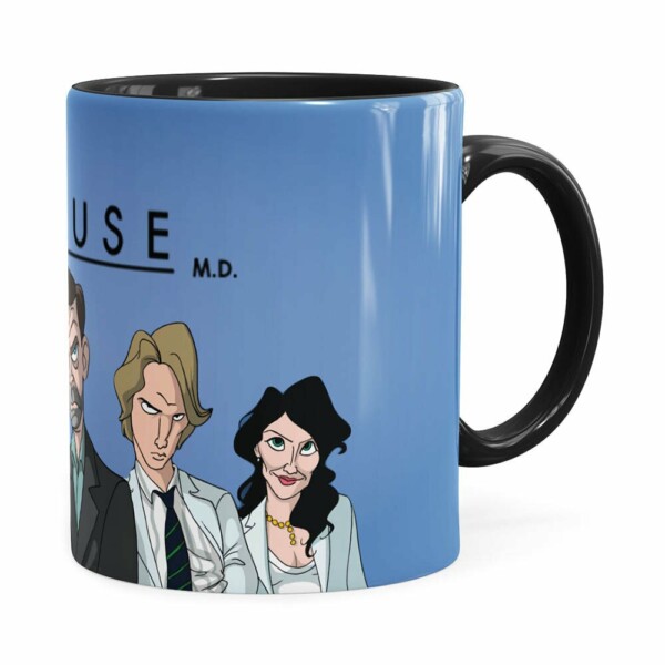 Caneca Dr House V01 Preta