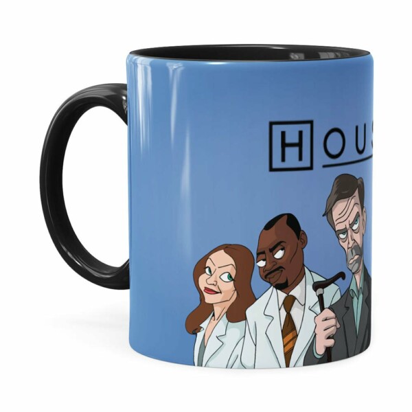Caneca Dr House V01 Preta