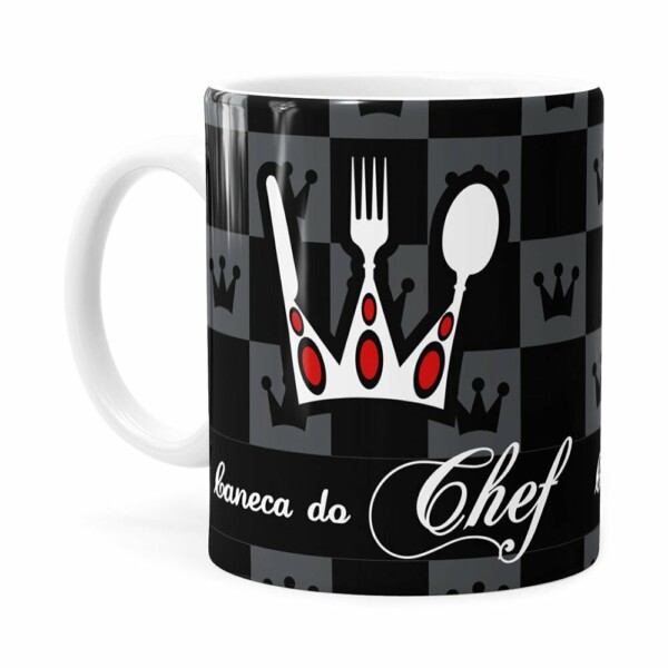 Caneca Exclusiva Do Chef Branca