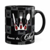 Caneca Exclusiva Do Chef Preta