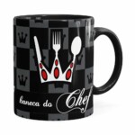 Caneca Exclusiva Do Chef Preta