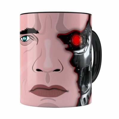Caneca Exterminador do Futuro Preta