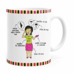 Caneca Família Tia Branca