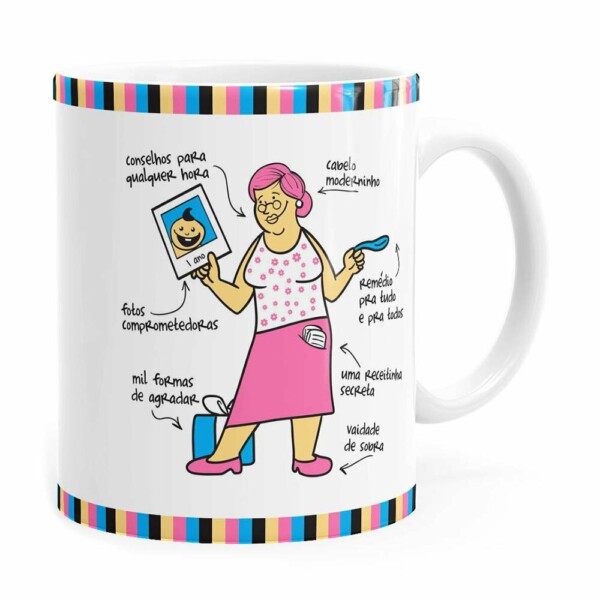 Caneca Família Vovó Branca