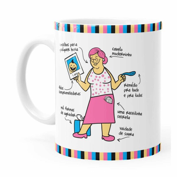 Caneca Família Vovó Branca