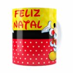 Caneca Feliz Natal Do Mickey Branca