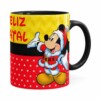 Caneca Feliz Natal Do Mickey Preta