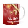 Caneca Feliz Natal Feliz Ano Novo V01 Branca