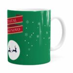Caneca Feliz Natal Feliz Ano Novo V02 Branca