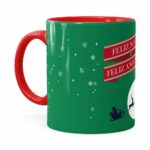 Caneca Feliz Natal Feliz Ano Novo V02 Vermelho