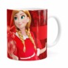 Caneca Feliz Natal Frozen Anna V04 Branca