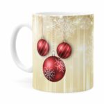 Caneca Feliz Natal V01 Branca