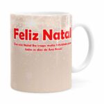 Caneca Feliz Natal V02 Branca
