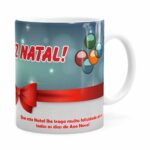 Caneca Feliz Natal V03 Branca