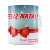 Caneca Feliz Natal V03 Branca