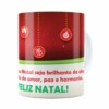Caneca Feliz Natal V04 Branca