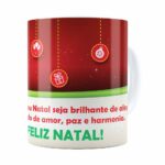 Caneca Feliz Natal V04 Branca
