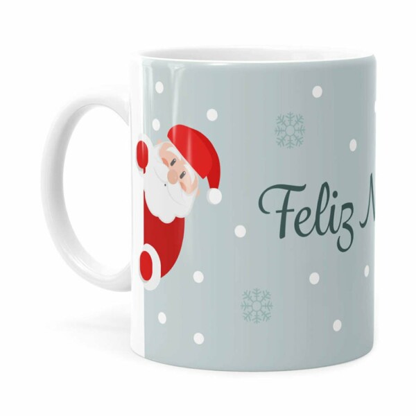 Caneca Feliz Natal V05 Branca