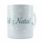 Caneca Feliz Natal V05 Branca