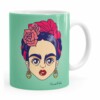 Caneca Frida Kahlo Arte Branca