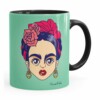 Caneca Frida Kahlo Arte Preta