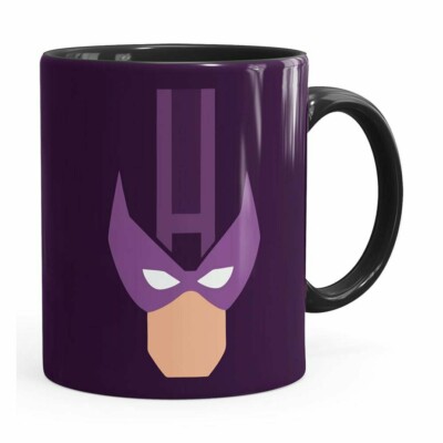 Caneca Gavião Arqueiro Anime Preta
