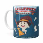 Caneca Halloween Dia Das Bruxas V02 Branca