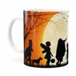 Caneca Halloween Dia Das Bruxas V03 Branca