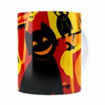 Caneca Halloween Dia Das Bruxas V04 Branca