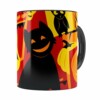 Caneca Halloween Dia Das Bruxas V04 Preta