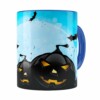 Caneca Halloween Dia Das Bruxas V05 Azul Escuro
