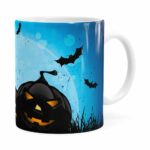 Caneca Halloween Dia Das Bruxas V05 Branca